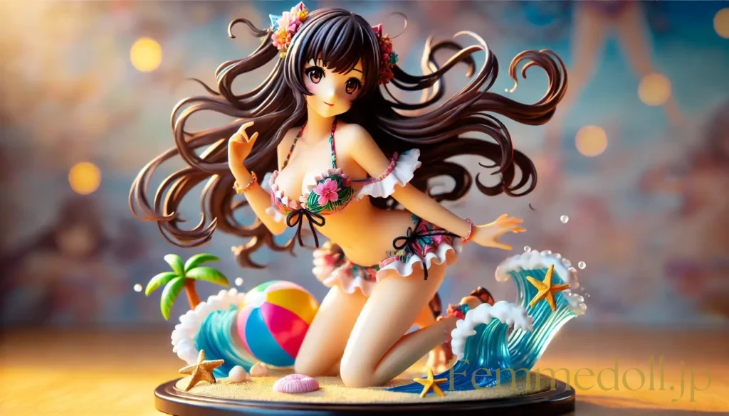 水着美少女フィギュア風のAIイラスト 20枚目