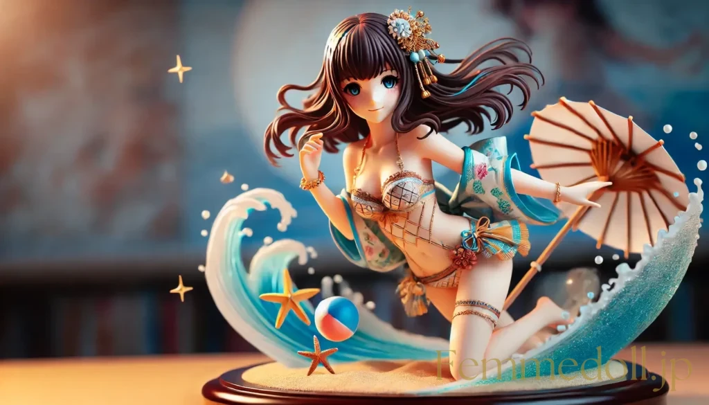 水着美少女フィギュア風のAIイラスト 30枚目