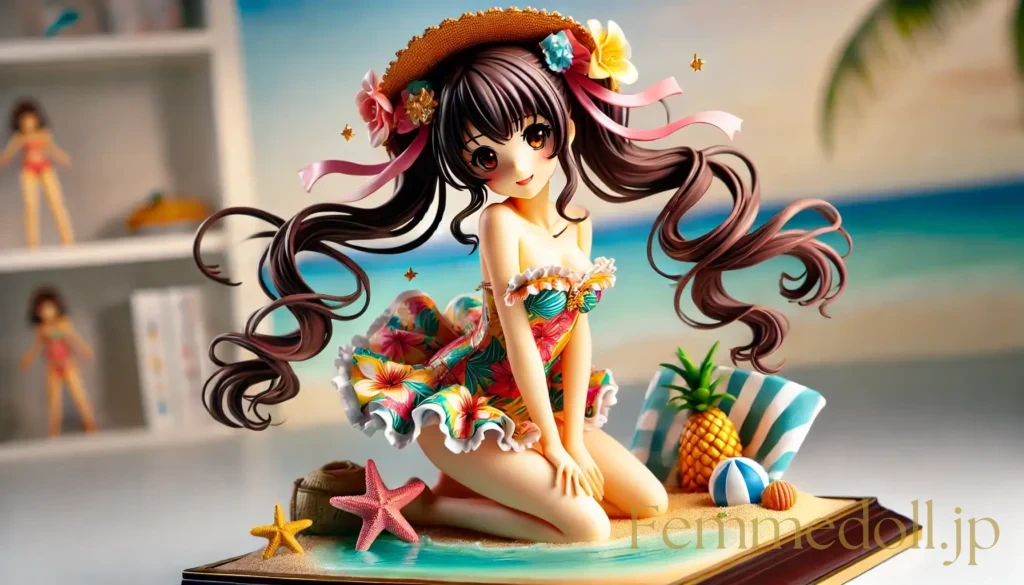 水着美少女フィギュア風のAIイラスト 10枚目