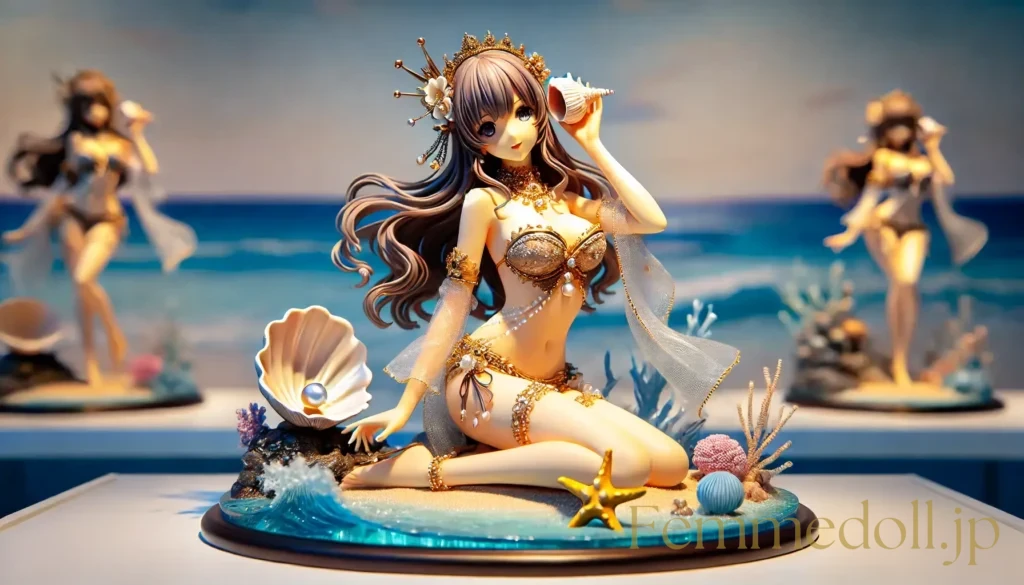 水着美少女フィギュア風のAIイラスト 14枚目