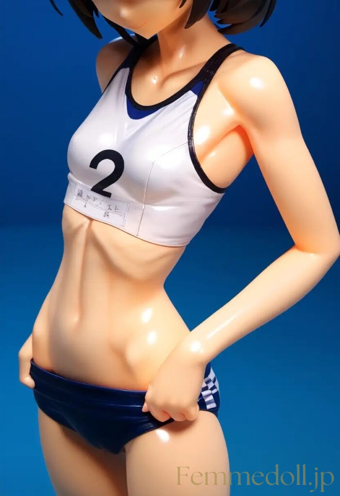【エロ画像】　スレンダー陸上女子のエロフィギュア風AIイラスト 21枚目