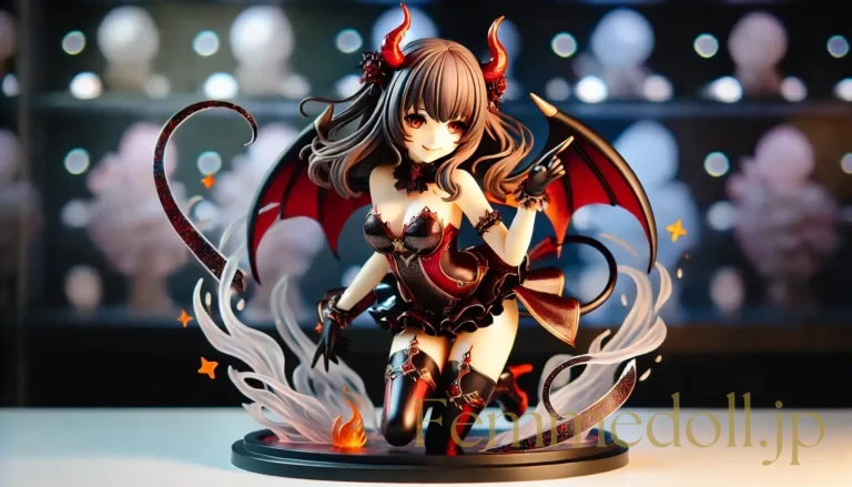 小悪魔美少女フィギュア風のAIイラスト