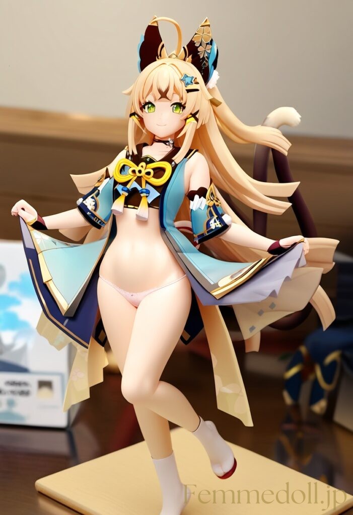 【エロ画像】原神 綺良々のフィギュア風AIイラスト 20枚目