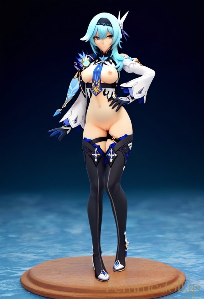 【エロ画像】原神 エウルアのフィギュア風AIイラスト 22枚目