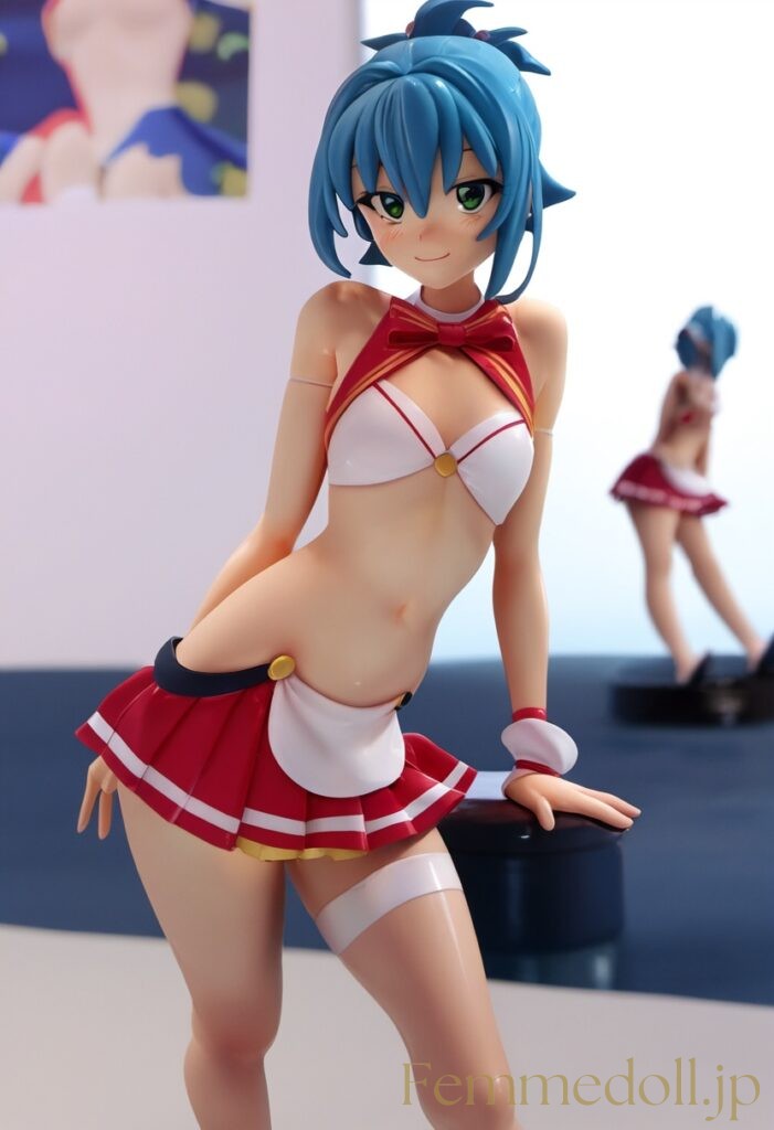 【エロ画像】肌面積が多くてスケベな服をきた女の子のフィギュア風AIイラスト2 1枚目