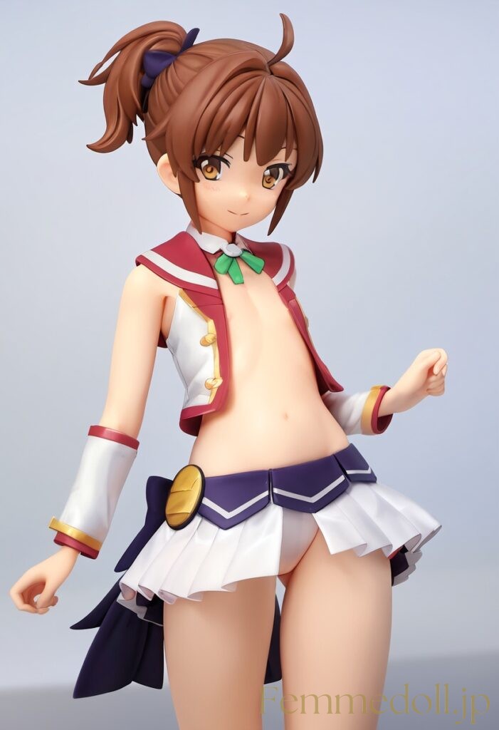 【エロ画像】肌面積が多くてスケベな服をきた女の子のフィギュア風AIイラスト2 8枚目