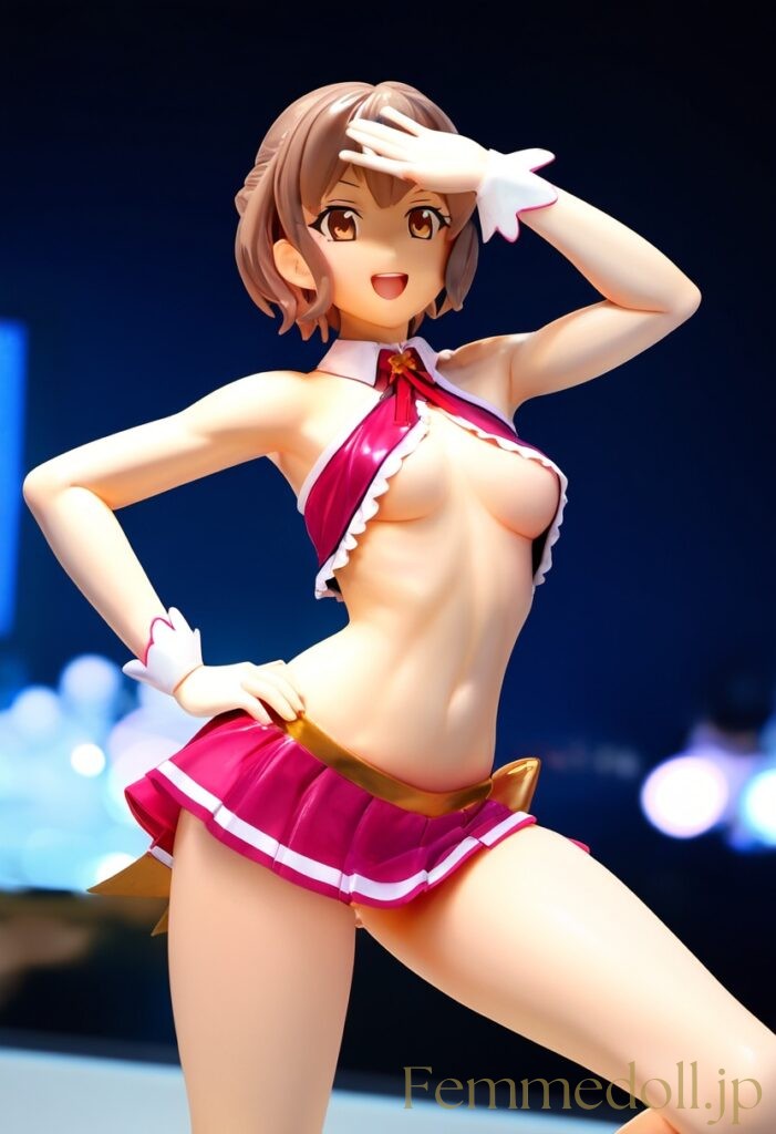 【エロ画像】肌面積が多くてスケベな服をきた女の子のフィギュア風AIイラスト2 2枚目