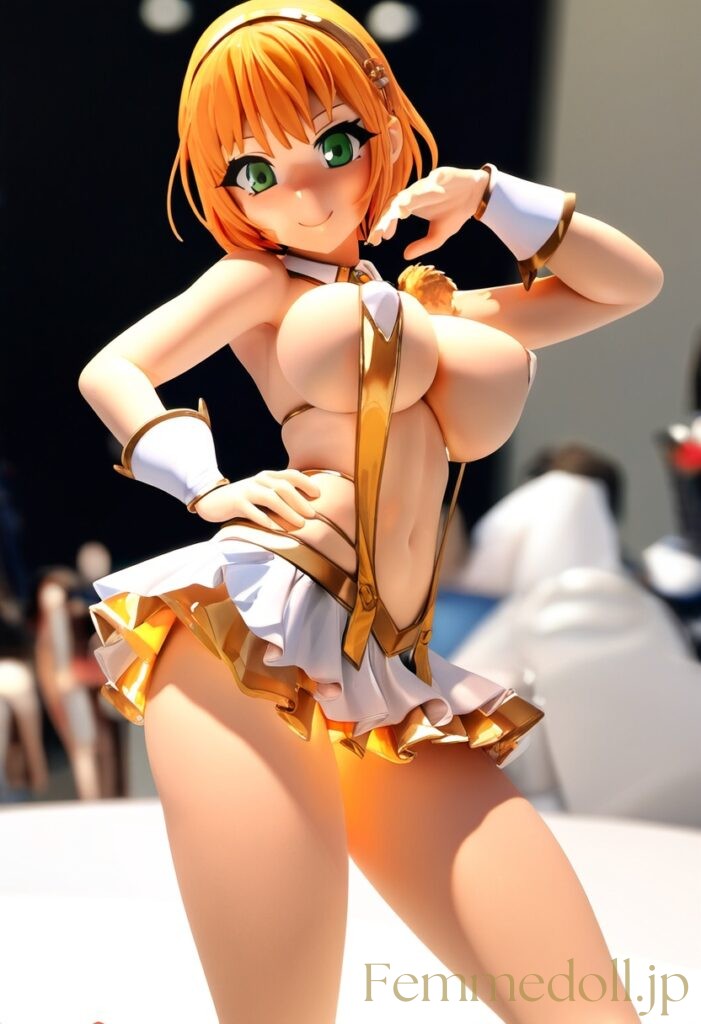 【エロ画像】肌面積が多くてスケベな服をきた女の子のフィギュア風AIイラスト2 7枚目