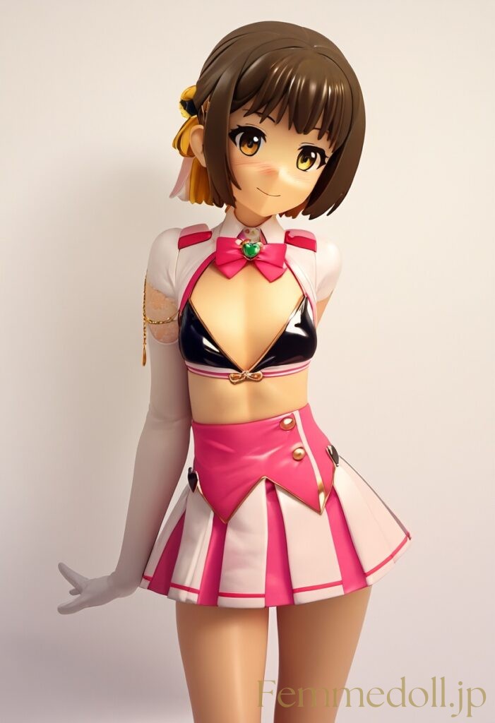 【エロ画像】肌面積が多くてスケベな服をきた女の子のフィギュア風AIイラスト2 10枚目