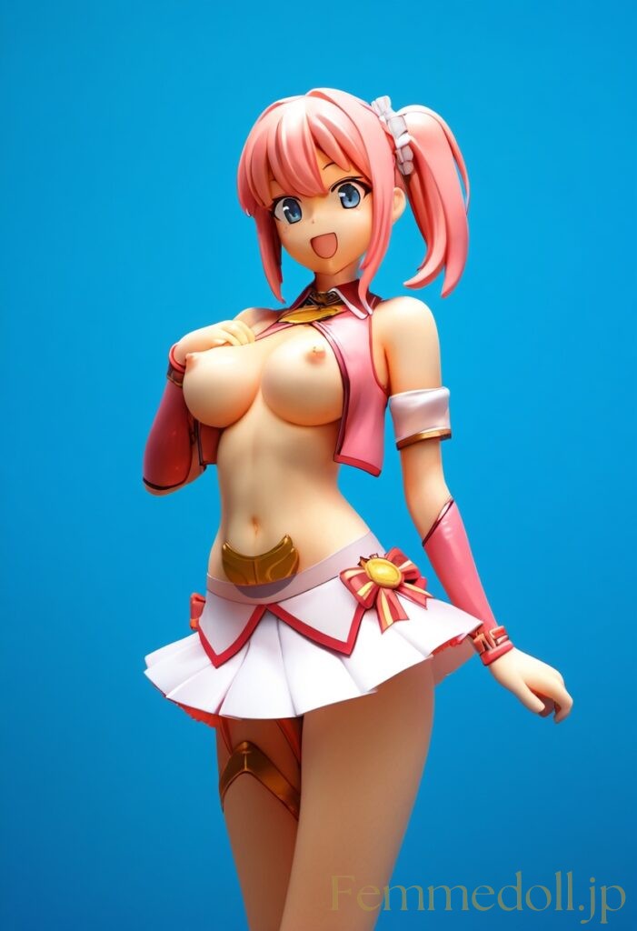 【エロ画像】肌面積が多くてスケベな服をきた女の子のフィギュア風AIイラスト2 19枚目