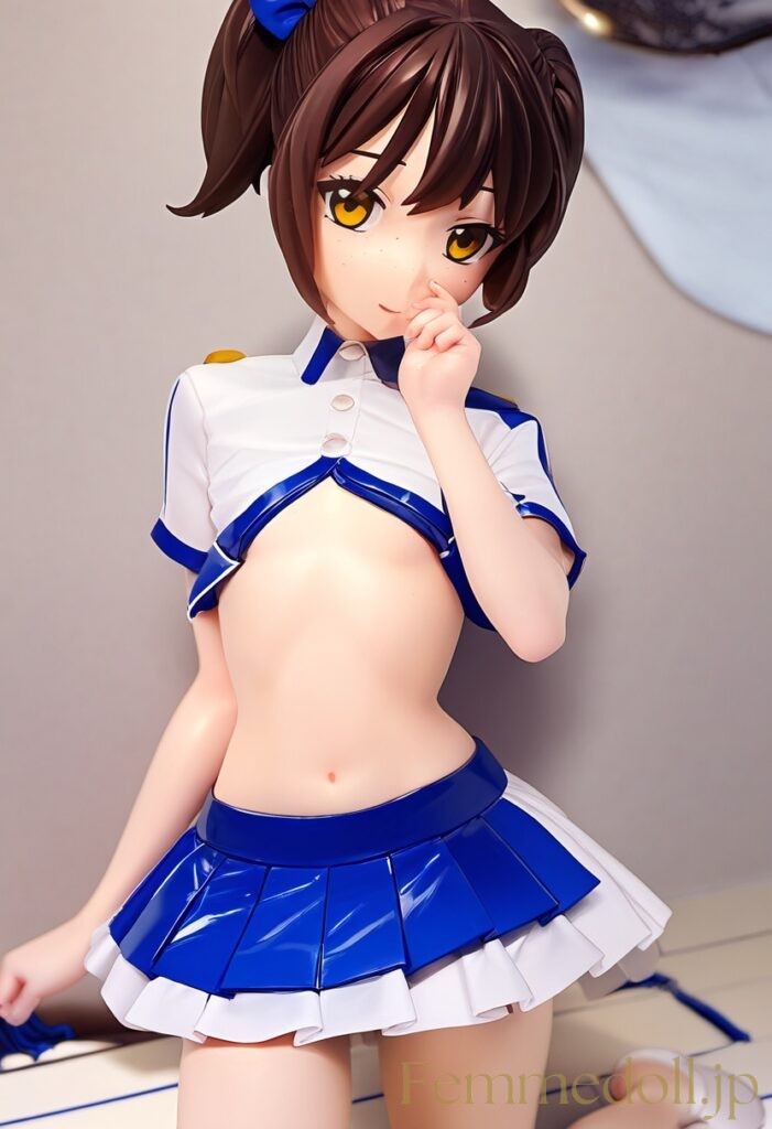 【エロ画像】肌面積が多くてスケベな服をきた女の子のフィギュア風AIイラスト2 20枚目