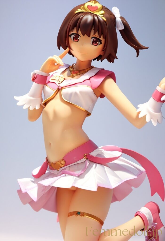 【エロ画像】肌面積が多くてスケベな服をきた女の子のフィギュア風AIイラスト2 24枚目