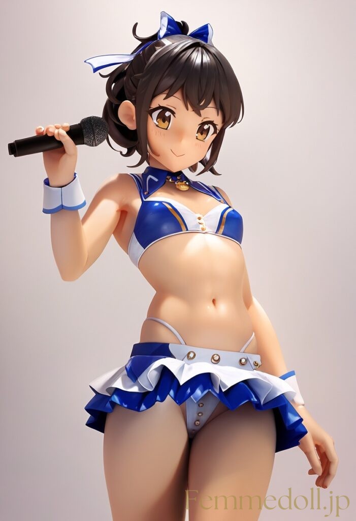 【エロ画像】肌面積が多くてスケベな服をきた女の子のフィギュア風AIイラスト2 26枚目