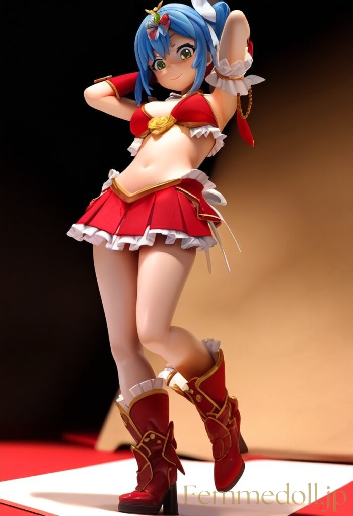 【エロ画像】肌面積が多くてスケベな服をきた女の子のフィギュア風AIイラスト2 30枚目