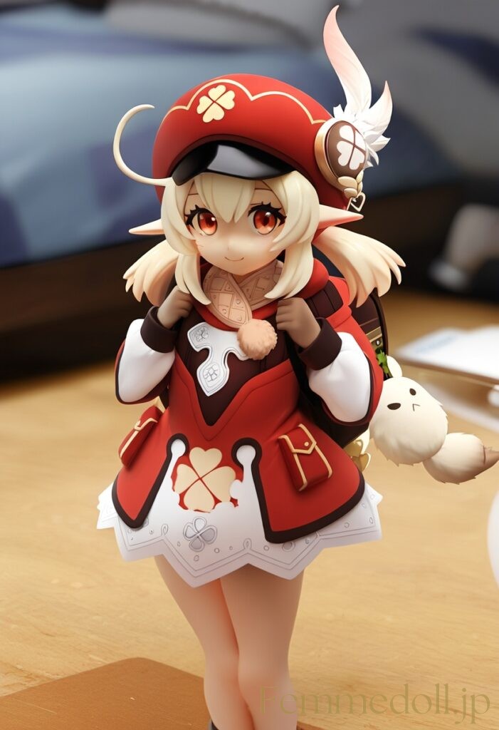 【エロ画像】原神 クレーのフィギュア風AIイラスト 14枚目