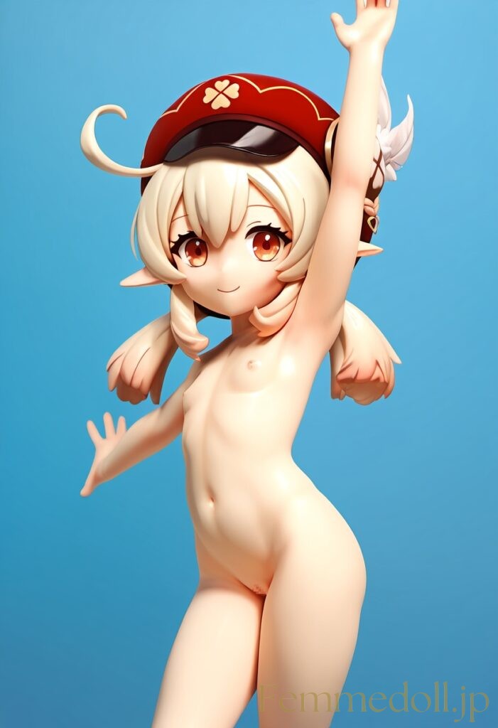 【エロ画像】原神 クレーのフィギュア風AIイラスト 2枚目