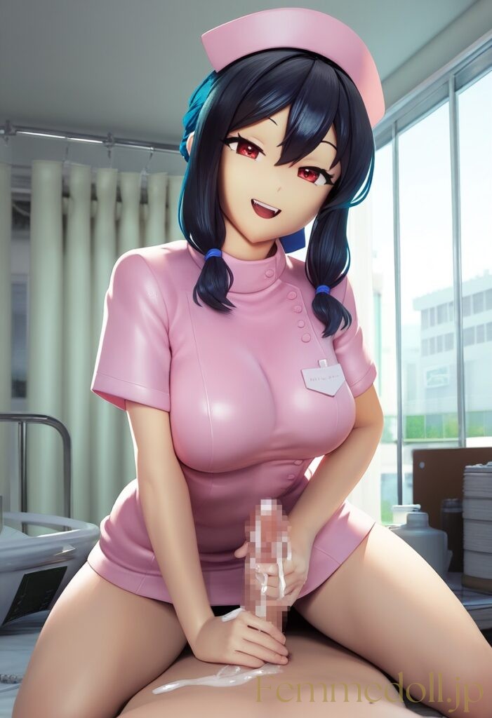 ナースのお姉さんに手で処理してもらうエロフィギュア風AIイラスト 30枚目