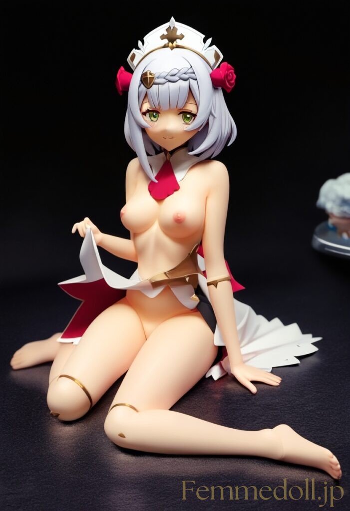 【エロ画像】原神 ノエルのフィギュア風AIイラスト 3枚目