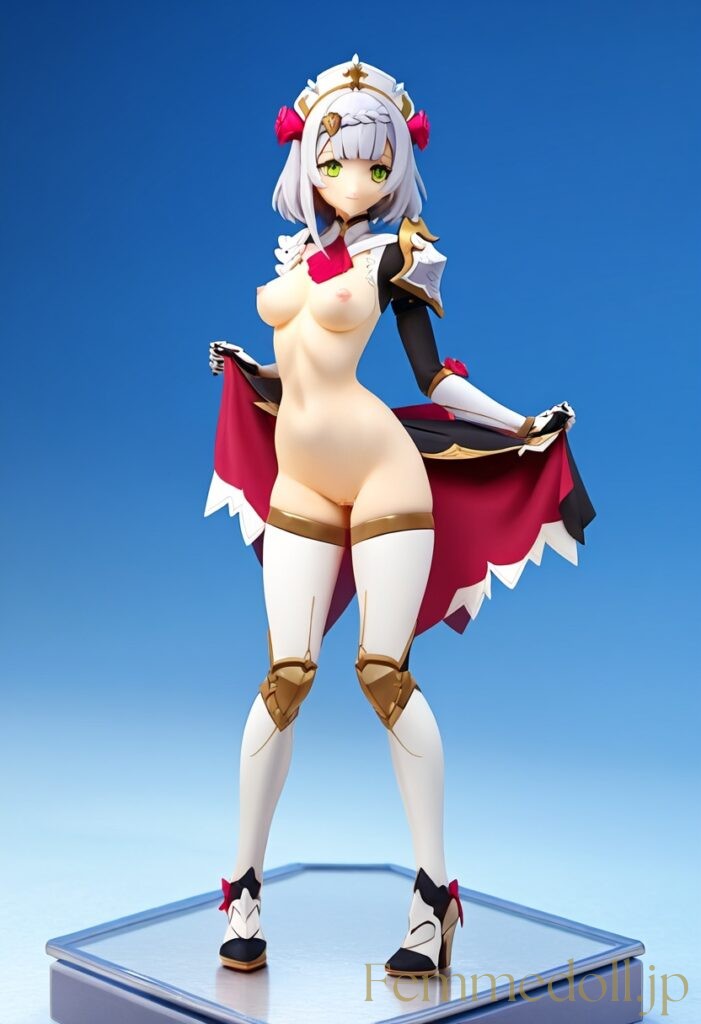 【エロ画像】原神 ノエルのフィギュア風AIイラスト 5枚目