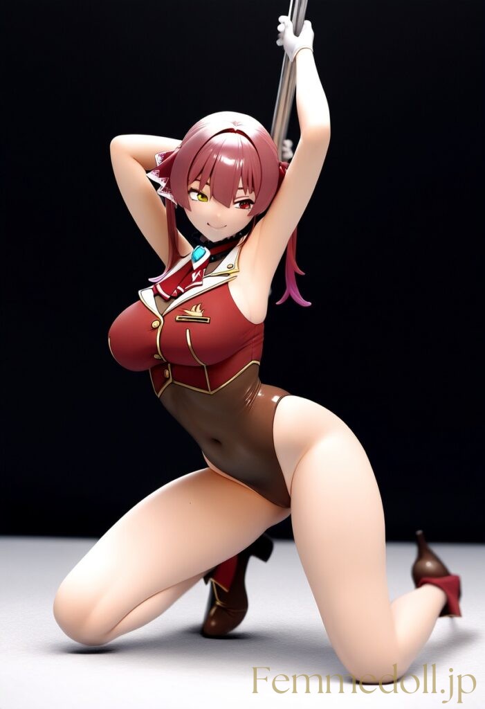 【エロ画像】Vtuber 宝鐘マリンのフィギュア風AIイラスト 14枚目