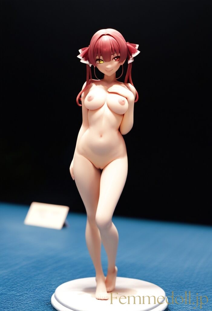 【エロ画像】Vtuber 宝鐘マリンのフィギュア風AIイラスト 10枚目