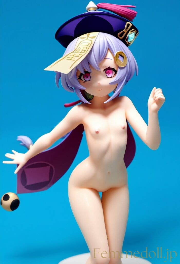 【エロ画像】原神 七七のフィギュア風AIイラスト 20枚目