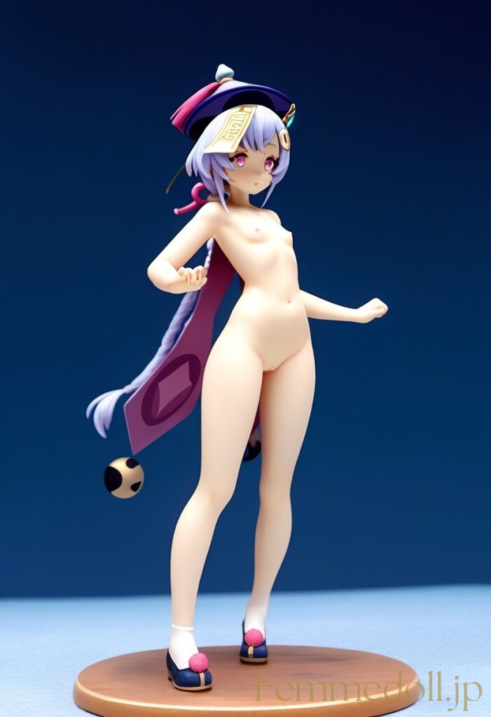 【エロ画像】原神 七七のフィギュア風AIイラスト 3枚目