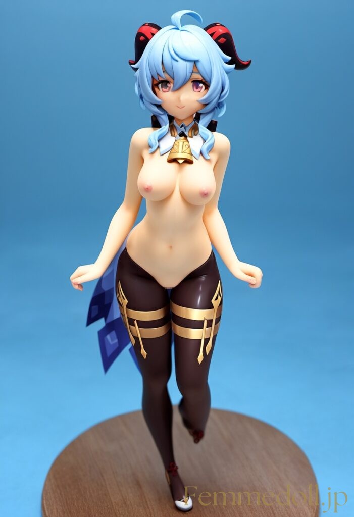 【エロ画像】原神 甘雨のフィギュア風AIイラスト2 1枚目