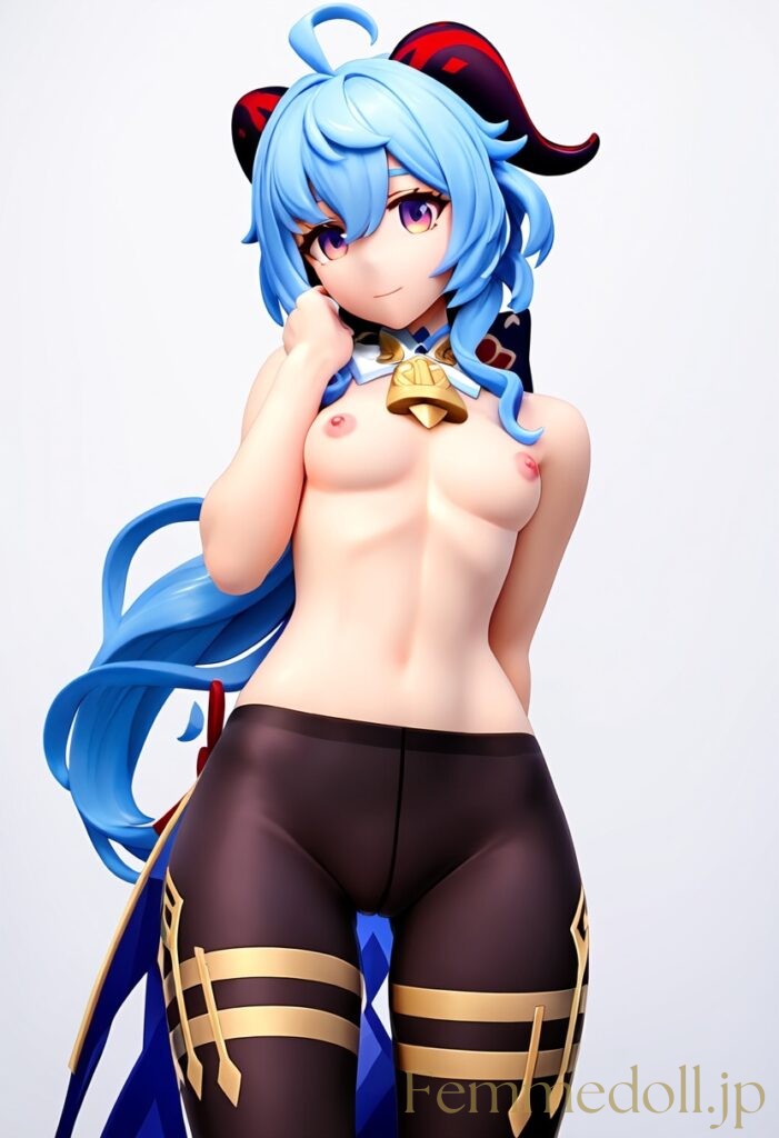 【エロ画像】原神 甘雨のフィギュア風AIイラスト2 6枚目