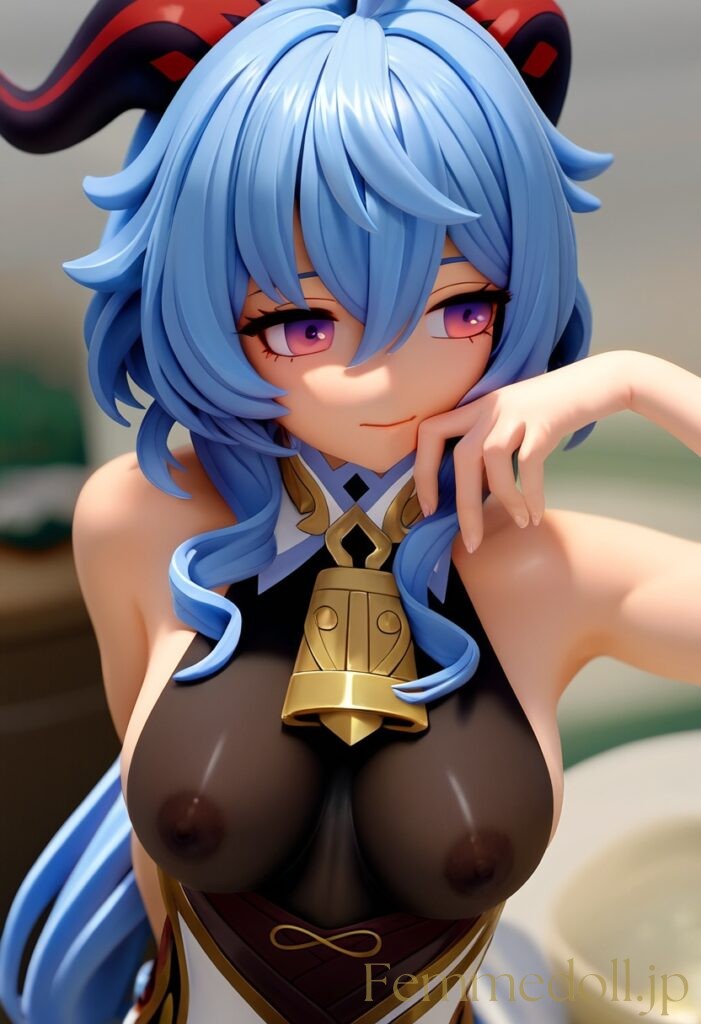 【エロ画像】原神 甘雨のフィギュア風AIイラスト3