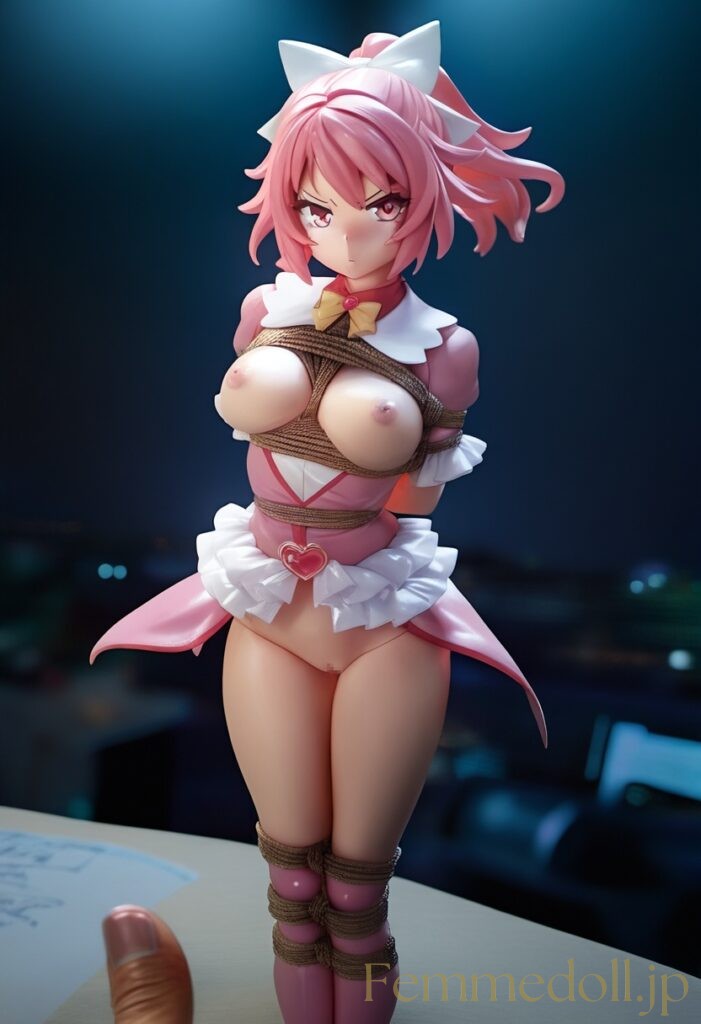 魔法少女が悪の組織に捕まっちゃった風のエロフィギュアAIイラスト 13枚目