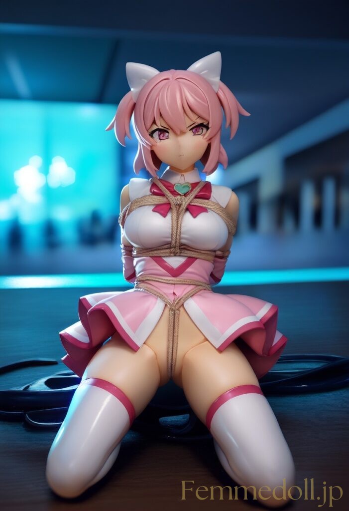 魔法少女が悪の組織に捕まっちゃった風のエロフィギュアAIイラスト 16枚目