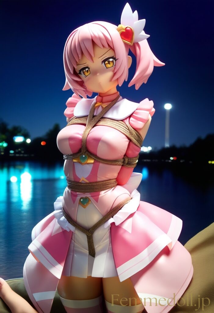 魔法少女が悪の組織に捕まっちゃった風のエロフィギュアAIイラスト 15枚目