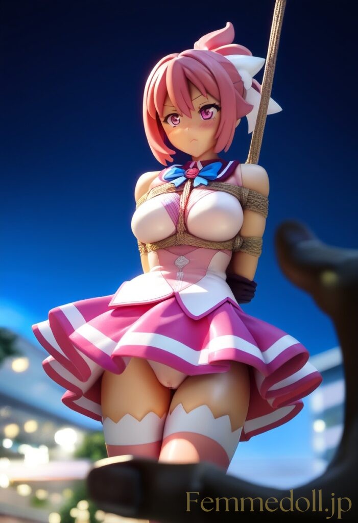 魔法少女が悪の組織に捕まっちゃった風のエロフィギュアAIイラスト 10枚目