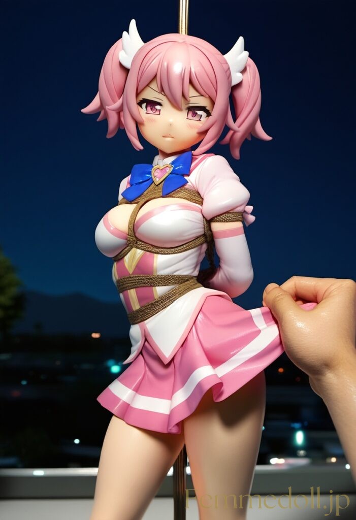 魔法少女が悪の組織に捕まっちゃった風のエロフィギュアAIイラスト 7枚目