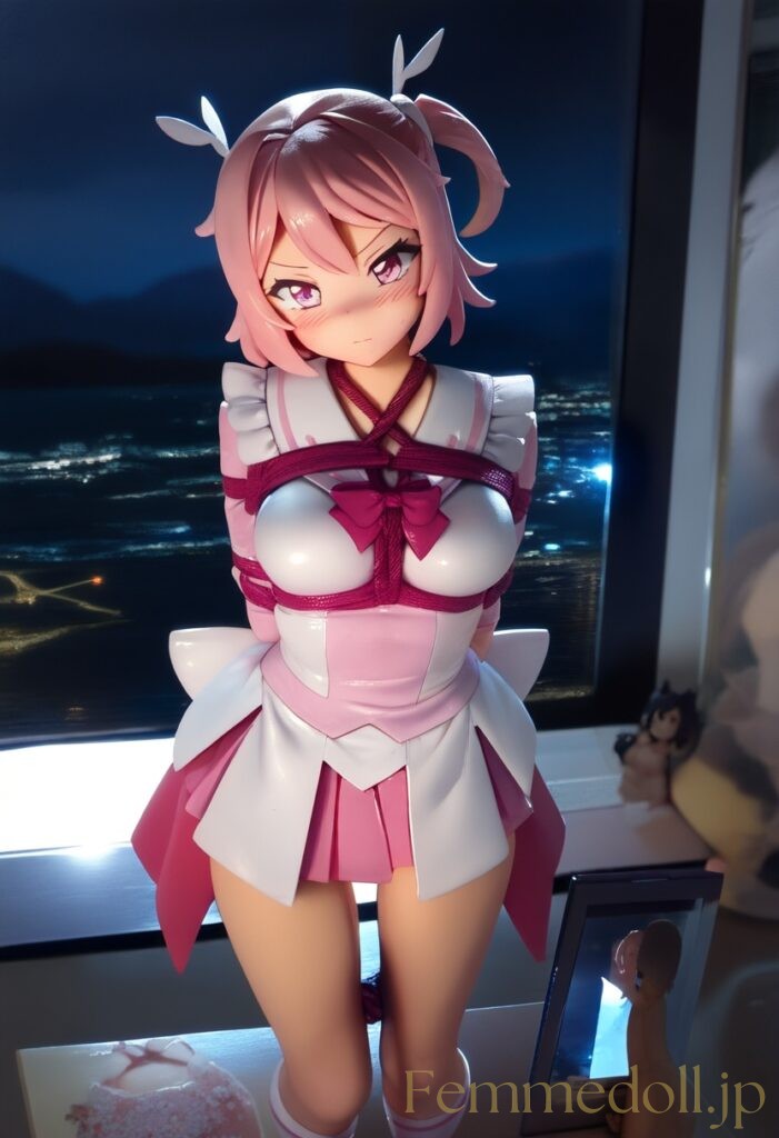 魔法少女が悪の組織に捕まっちゃった風のエロフィギュアAIイラスト 1枚目