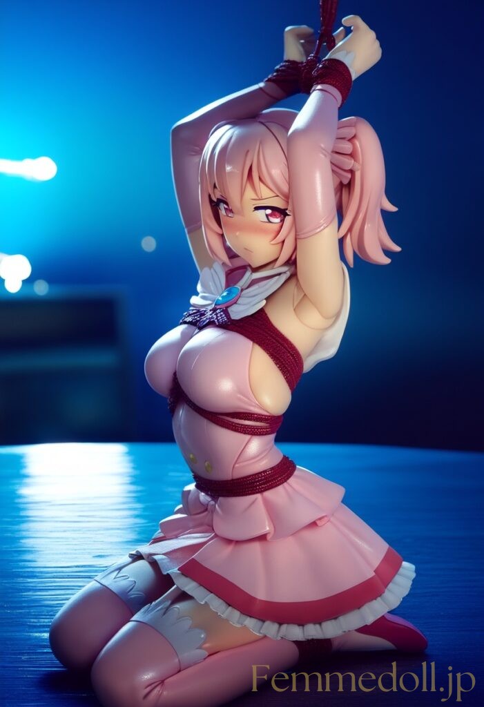 魔法少女が悪の組織に捕まっちゃった風のエロフィギュアAIイラスト 28枚目