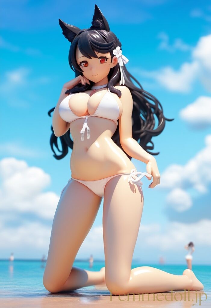 アズールレーン　愛宕のビキニ姿のエロ画像 27枚目