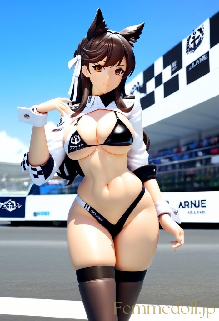 アズールレーン　愛宕(RQ)のフィギュア風エロ画像 21枚目