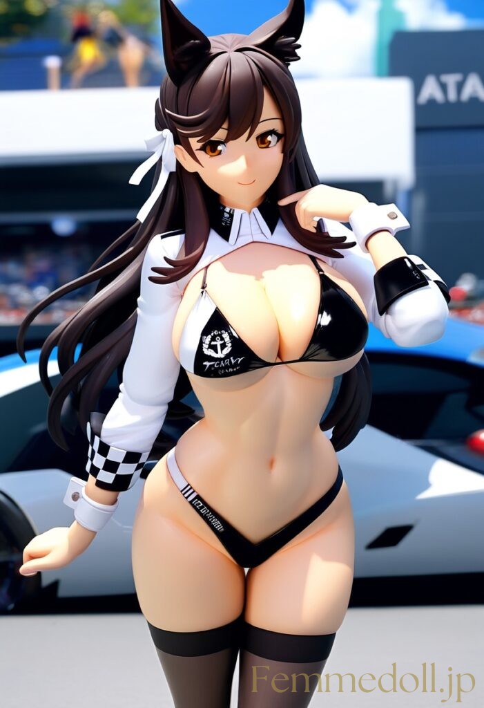 アズールレーン　愛宕(RQ)のフィギュア風エロ画像 12枚目