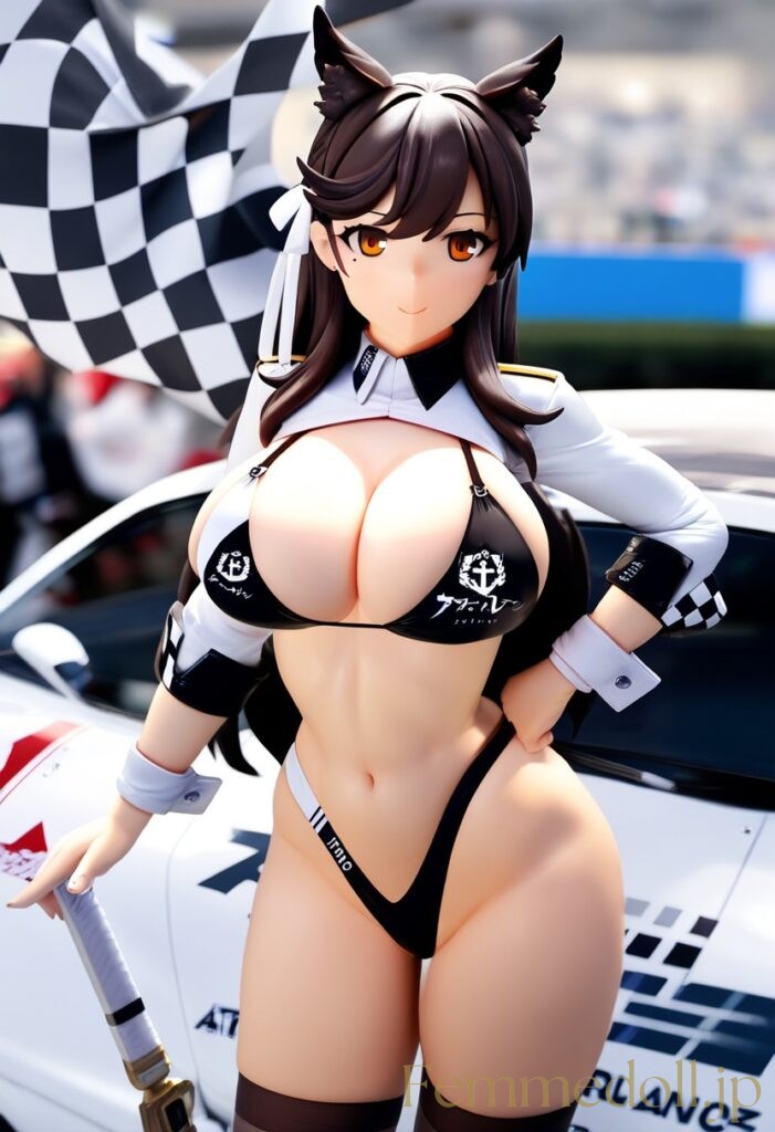 アズールレーン　愛宕(RQ)のフィギュア風エロ画像 16枚目