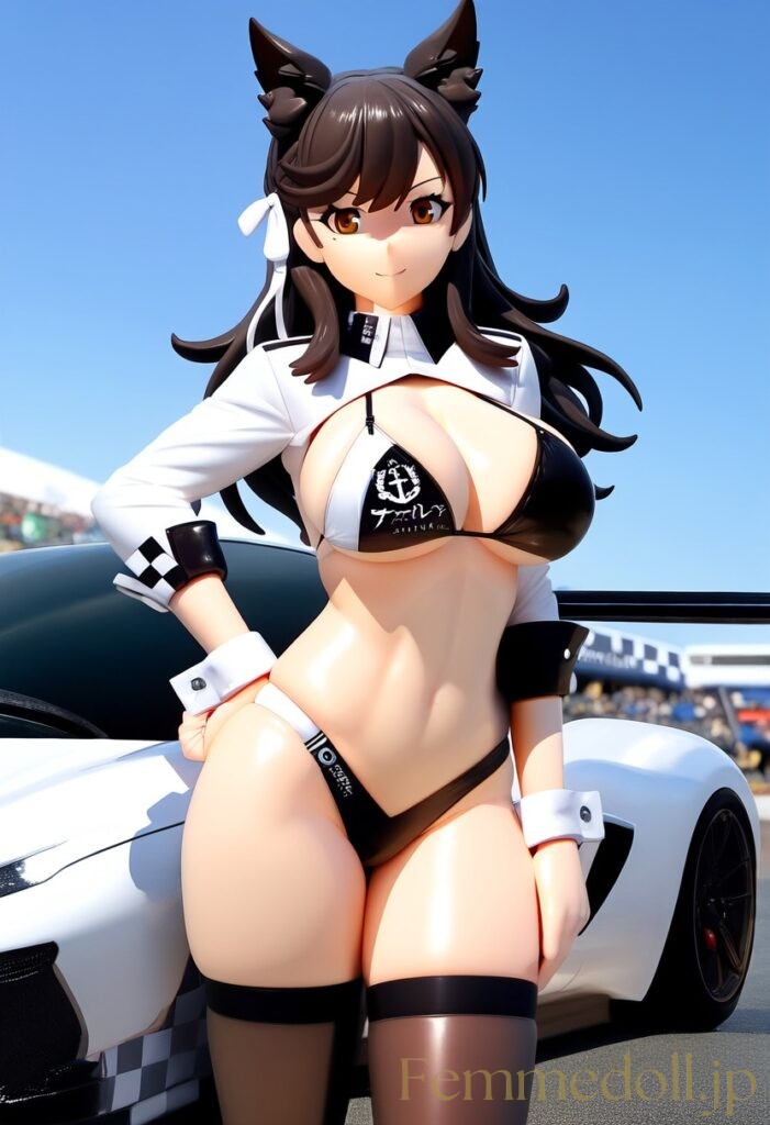 アズールレーン　愛宕(RQ)のフィギュア風エロ画像 18枚目