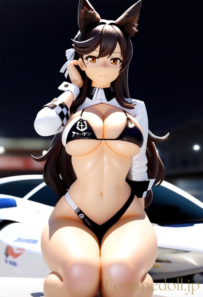 アズールレーン　愛宕(RQ)のフィギュア風エロ画像 19枚目