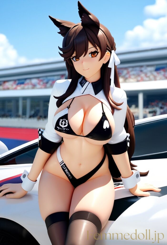 アズールレーン　愛宕(RQ)のフィギュア風エロ画像 5枚目