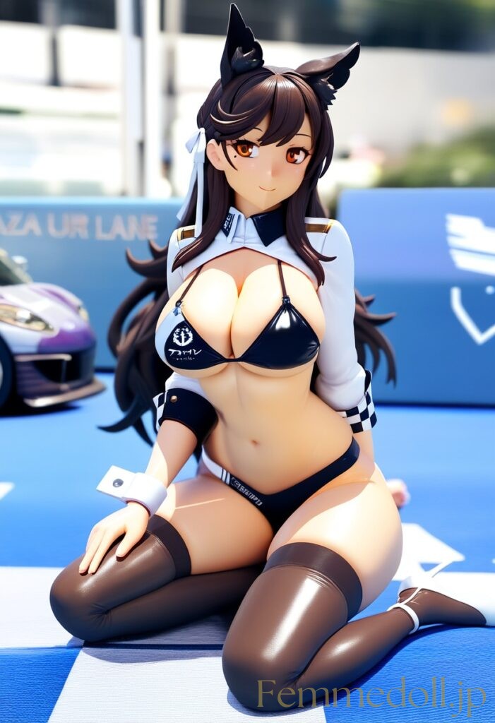 アズールレーン　愛宕(RQ)のフィギュア風エロ画像 6枚目