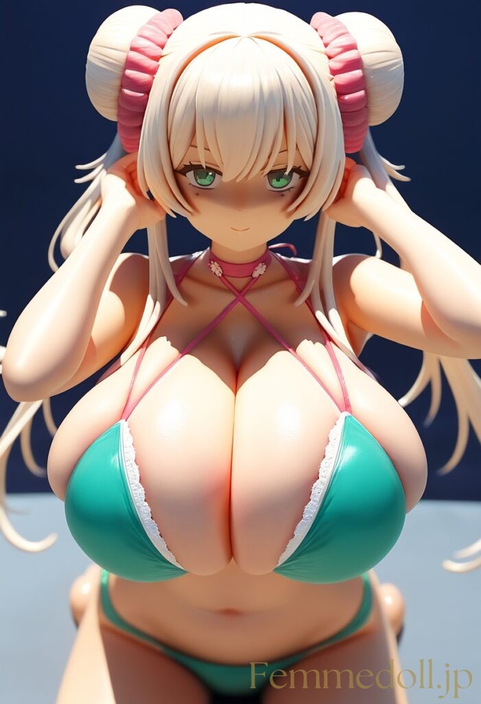 アズールレーン　フォーミダブル(ビキニ)のフィギュア風エロ画像 11枚目