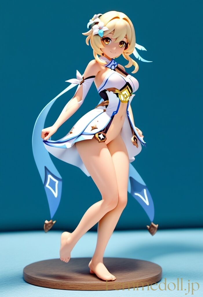 【エロ画像】原神 蛍のフィギュア風AIイラスト 30枚目