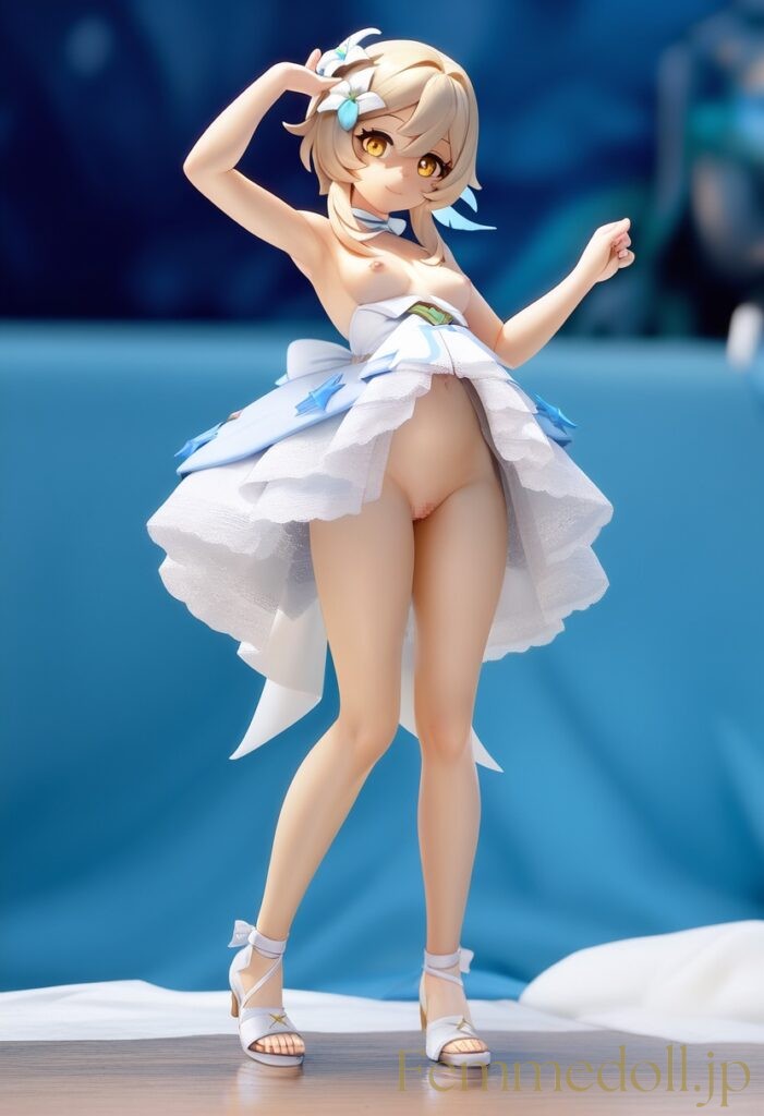 【エロ画像】原神 蛍のフィギュア風AIイラスト 18枚目