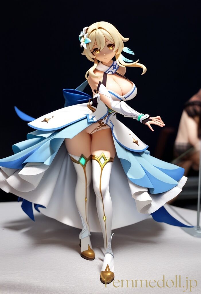 【エロ画像】原神 蛍のフィギュア風AIイラスト 25枚目