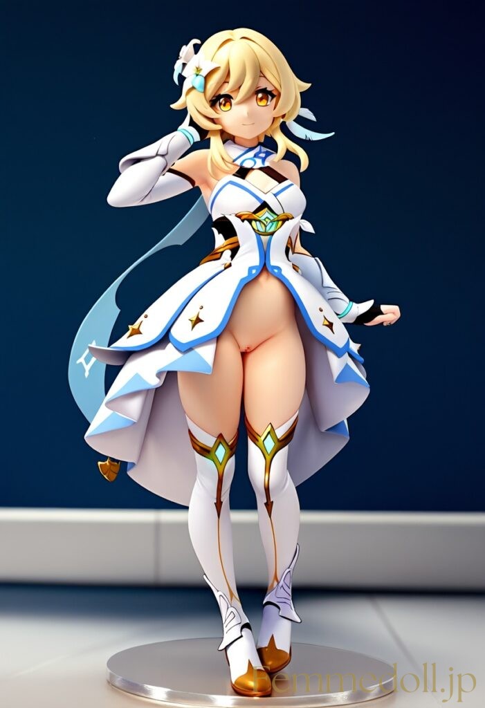 【エロ画像】原神 蛍のフィギュア風AIイラスト 24枚目